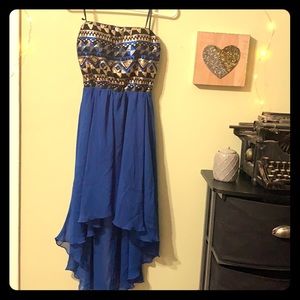 Amazing As U Wish Strapless Sequins Dress